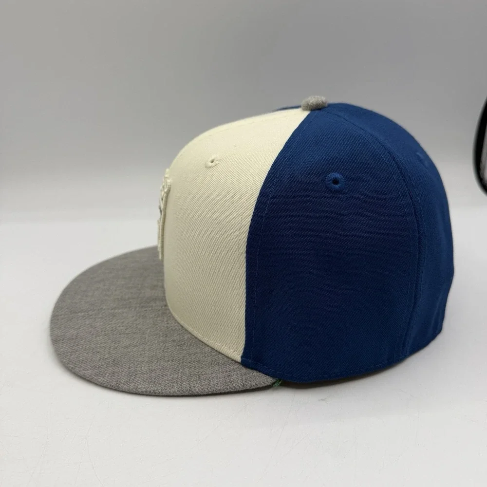 Mitchell & Ness Kansas City‎ Royals Hat Cap Sz 6 7/8 Liberty Fit 50 Years Patch